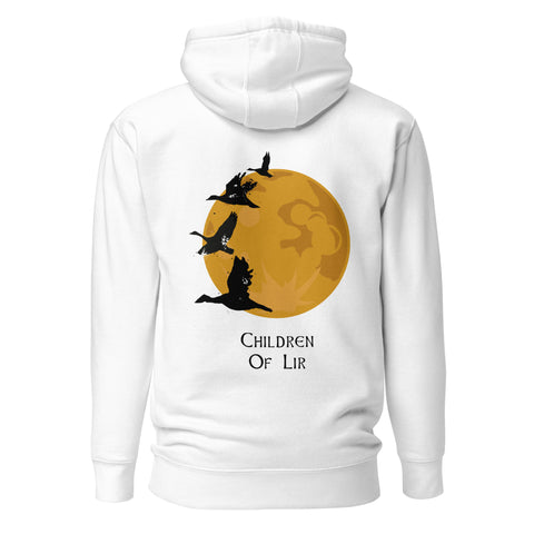 Children of Lir Slogan - Unisex Hoodie White