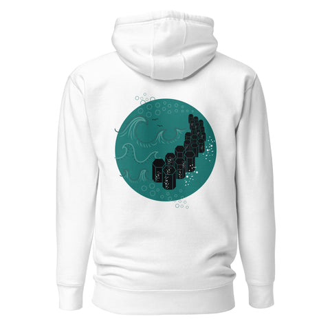 The Giant's Causeway - Unisex Hoodie White